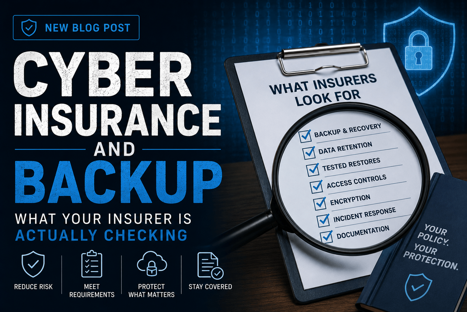 Cyber Insurance and Backup: What Your Insurer Is Actually Checking