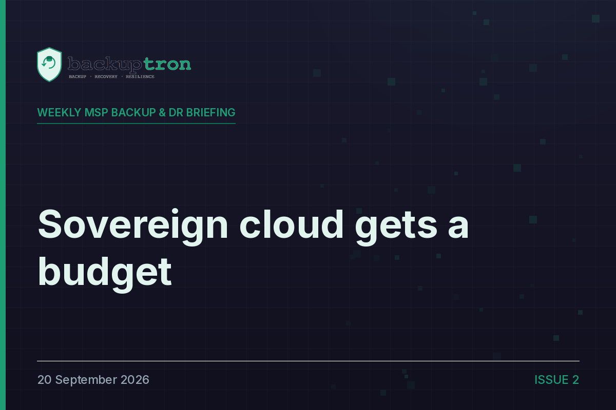 Sovereign Cloud Now Has a Budget Line